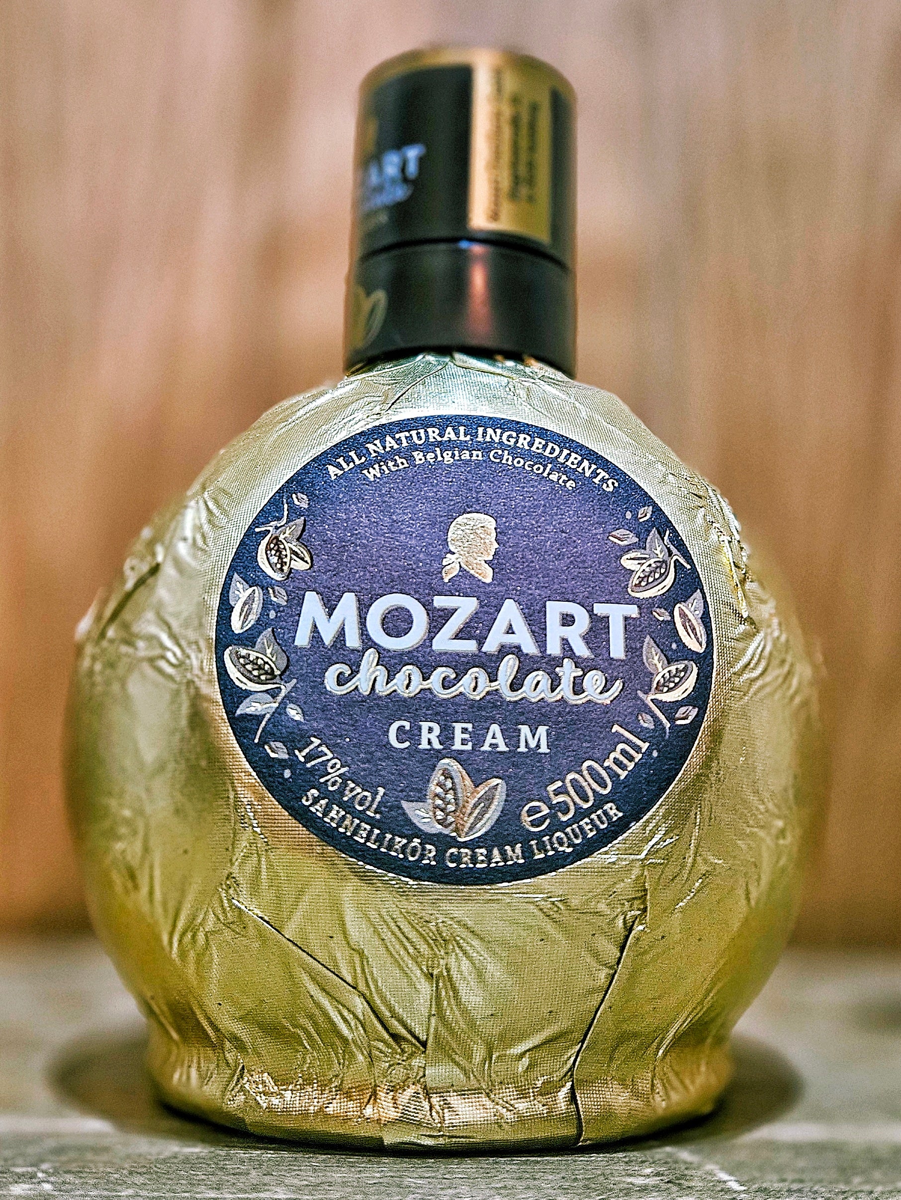 – Chocolate Jones Gold & Cream Liqueur Mozart Dexter -