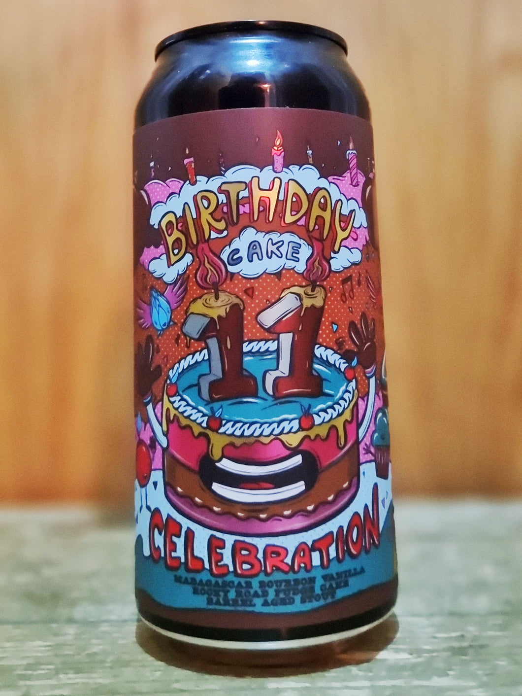 Amundsen - 11th Birthday Cake Madagascar Bourbon Vanilla Rocky Road Fudge Cake Barrel Aged Stout