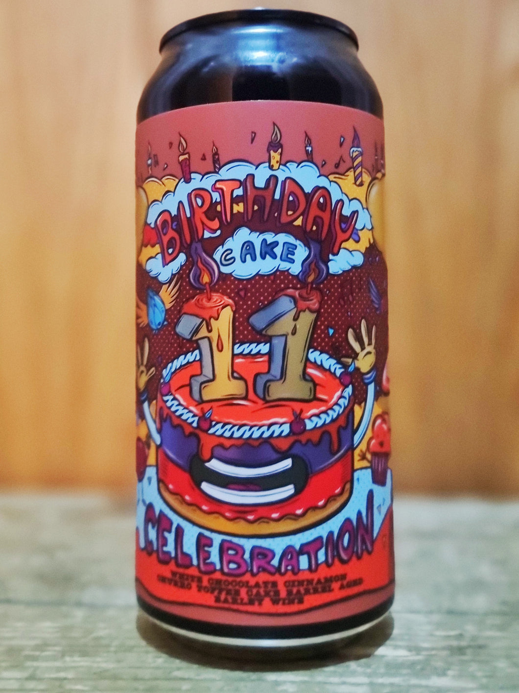 Amundsen - 11th Birthday Cake White Chocolate Cinnamon Churro Toffee Cake Barrel Aged Barley Wine